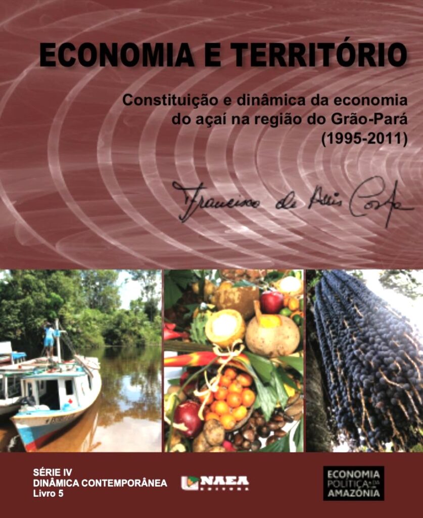 Professor da UFPA divulga lançamento de livro premiado sobre economia do açaí