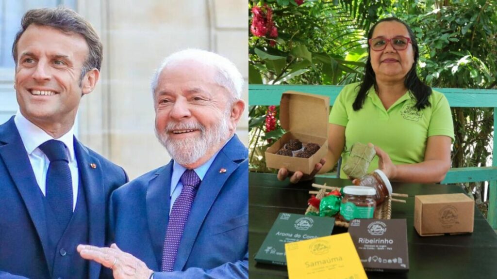 Em viagem a Belém, Macron e Lula vão visitar fábrica de chocolate no Combu
