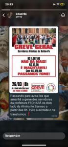 Servidores municipais de Belém decidem entrar em greve geral a partir desta terça-feira