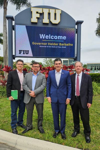 Visando a COP 30, governador discute parcerias com Universidade da Flórida, nos EUA