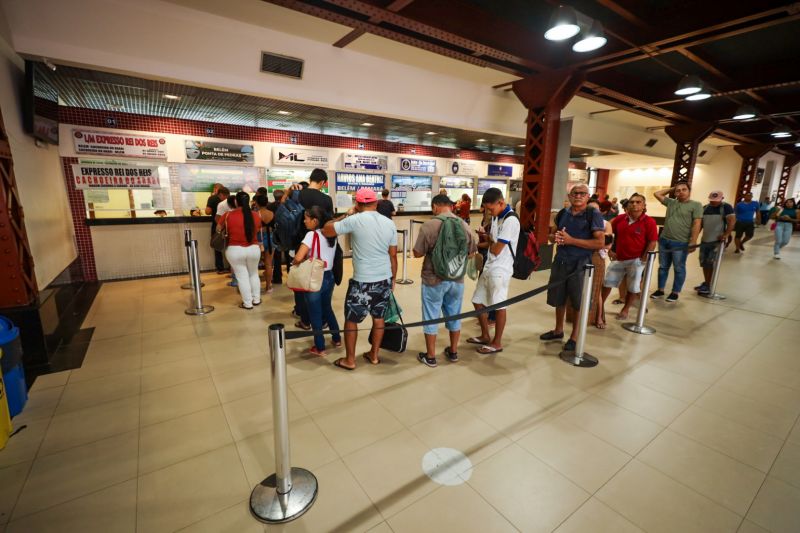 Oito mil pessoas devem passar pelo Terminal Hidroviário de Belém neste Corpus Christi