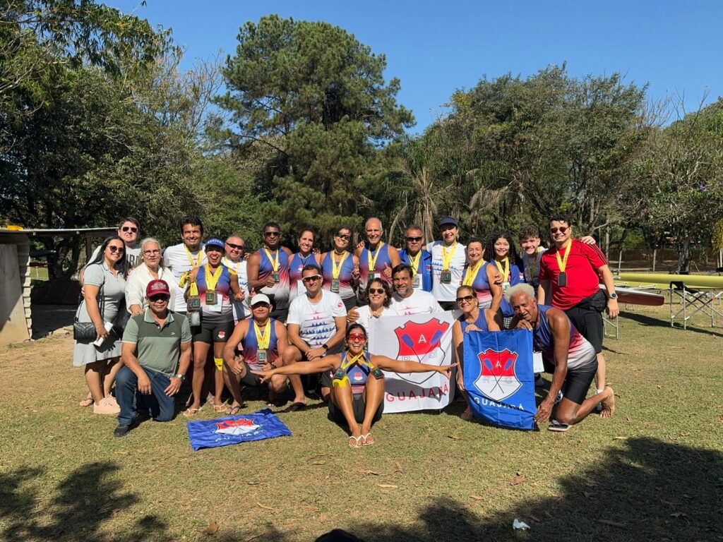 Associação Guajará conquista medalhas no Brasileiro Master de Remo em São Paulo