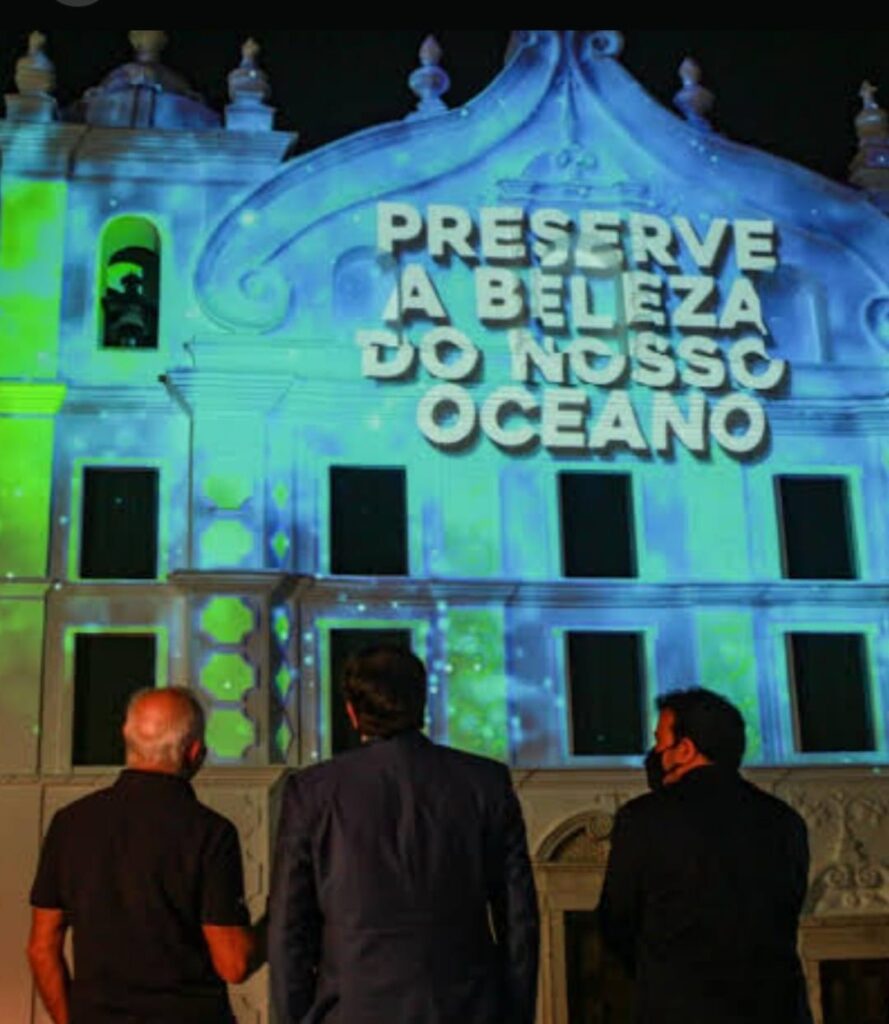 Tripulação da Expedição Científica Voz dos Oceanos participa de coletiva de imprensa
