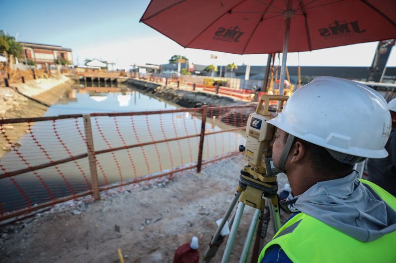 Estado acompanha evolução das obras da Nova Doca e do Canal da Gentil Bittencourt