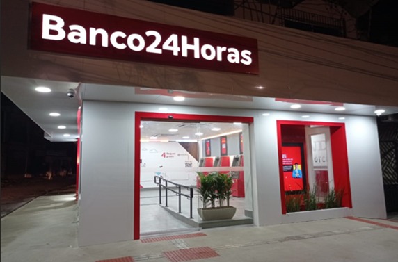Espaço Banco24Horas em Belém (PA) completa 3 anos e registra mais de R$ 200 milhões em saques