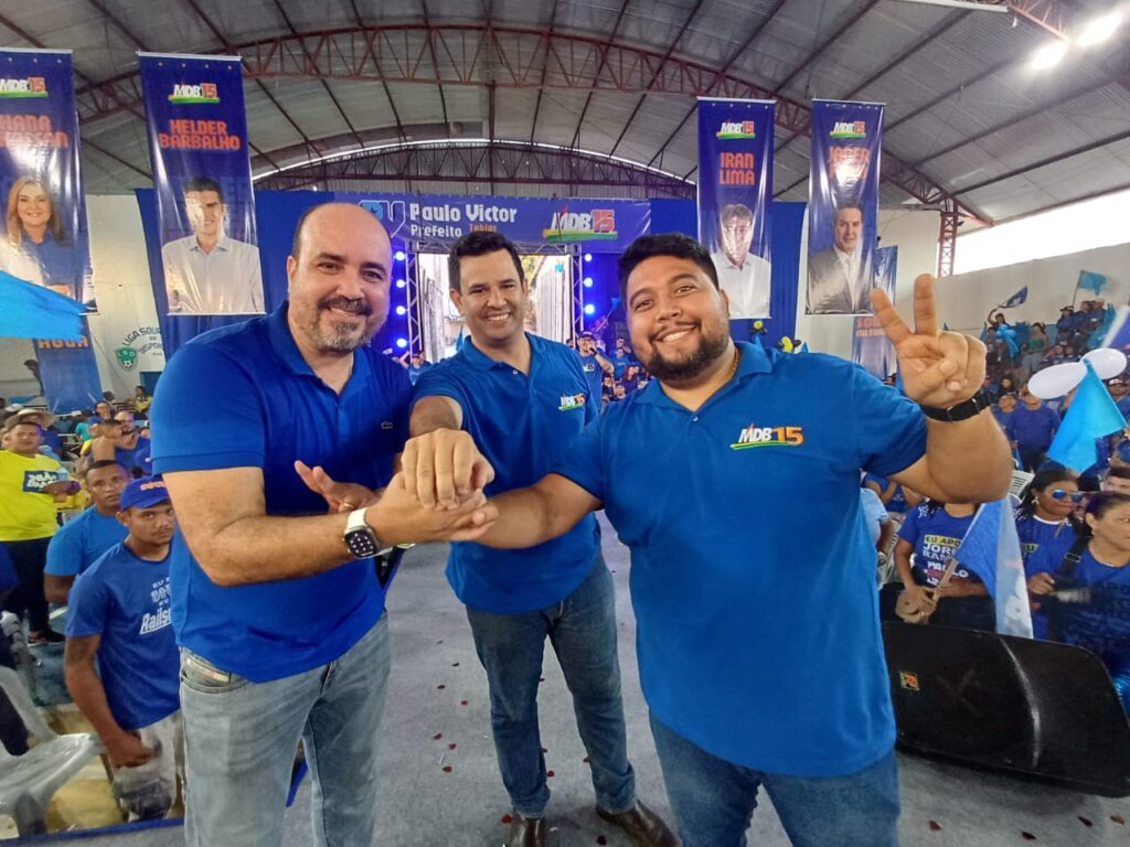 Na presença do Ministro das Cidades Jader Filho, o MDB e partidos coligados indicam Paulo Victor e Tobias Gonçalves para a Prefeitura de Soure