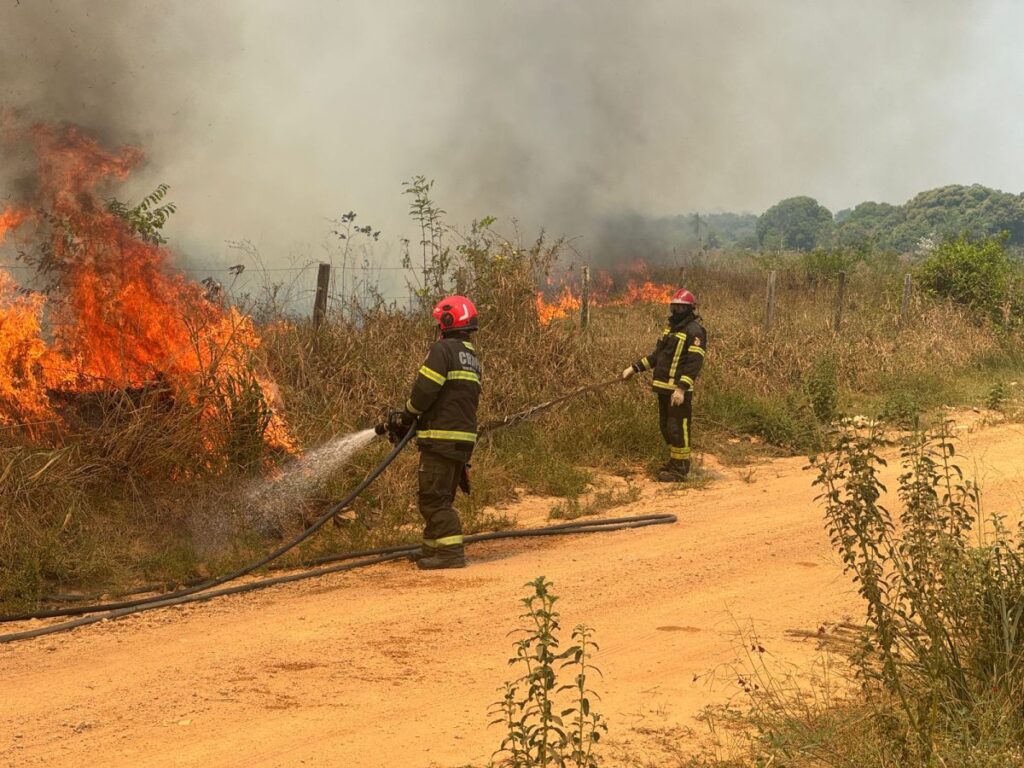 São Félix do Xingu enfrenta queimada perto de complexo penal