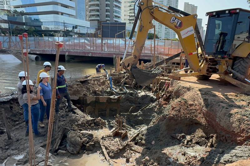 Achado arqueológico em obra da Nova Doca começa a ser resgatado para musealização