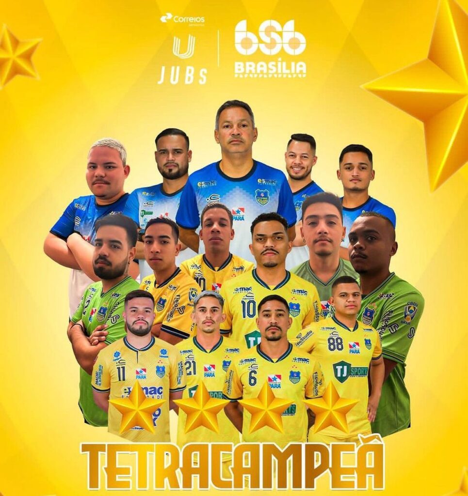 Esmac leva o tetracampeonato de futsal masculino nos Jogos Universitários Brasileiros