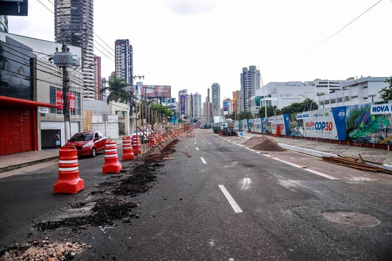 Vídeo – Doca de Souza Franco tem mudanças no trânsito para o avanço seguro das obras