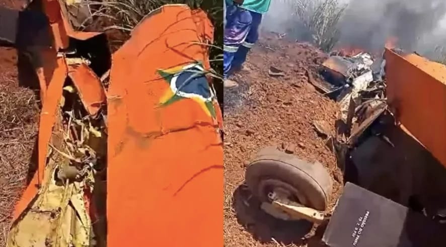 Duas aeronaves da FAB colidem, e piloto ejeta