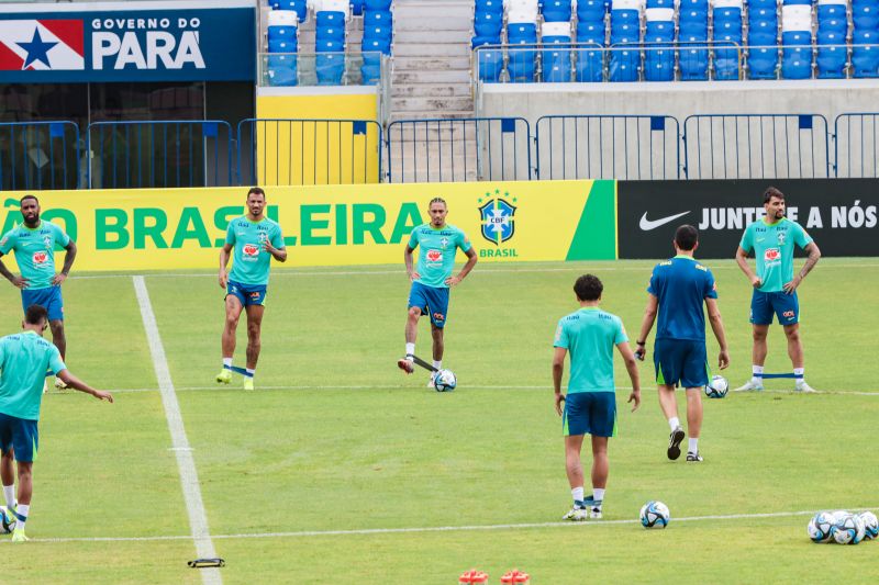 No último treino da Seleção Brasileira em Belém, destaque para a receptividade do Pará