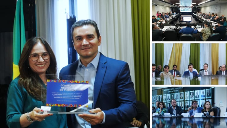 Conselho Nacional de Turismo homenageia ministro Celso Sabino e faz balanço das ações do setor