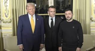 Trump se reúne com Macron e Zelensky para a reabertura da Catedral de Notre-Dame