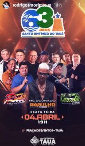 Santo Antônio do Tauá programa semana de eventos para celebrar os seus 63 anos de emancipação