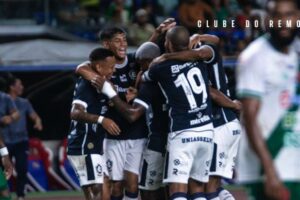 No duelo contra a Tuna, o Remo abriu o placar com Caio Vinícius, aos 15 minutos do primeiro tempo
