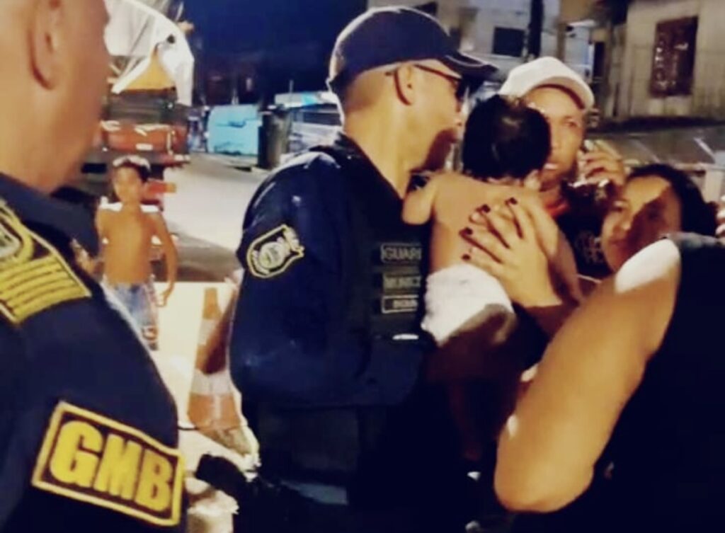 Ação rápida de Guarda Municipal salva vida de bebê em Icoaraci