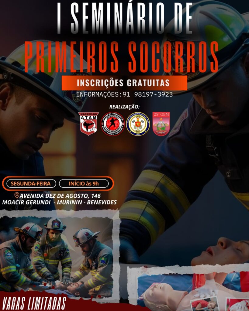 Seminário de Primeiros Socorros é promovido pela ATAM e Corpo de Bombeiros em Benevides