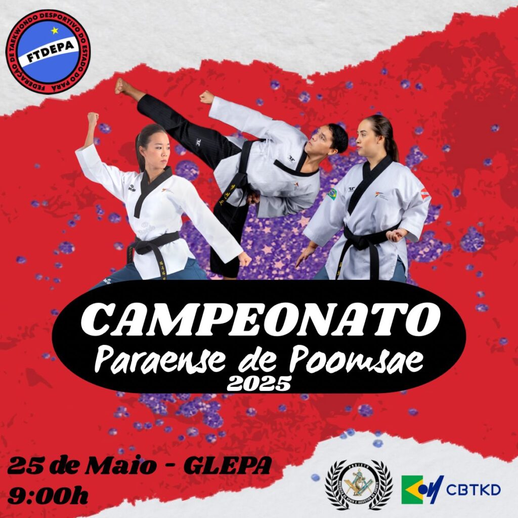 Campeonato Paraense de Poomsae será no domingo, na GLEPA