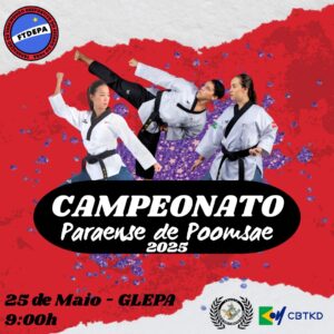 Campeonato Paraense de Poomsae será no domingo, na GLEPA