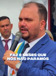 Prefeito de Santo Antônio do Tauá, Rodrigo Amorim, faz balanço de seis meses de governo