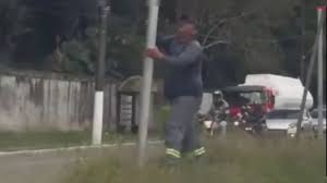 Vídeo – Preso pela DIOE homem acusado de vandalizar radar no bairro do Telégrafo
