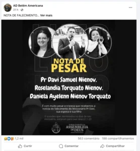 Família evangélicaa se envolve em acidente fatal na Grande São Paulo