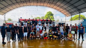Projeto de boxe social ‘Nocaute na Violência’ marca presença no programa esportivo de verão de Portel, no Marajó