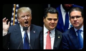 Motta e Alcolumbre entram no radar de Trump para possíveis sançõesEl