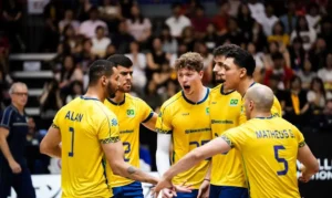 Liga das Nações: Brasil fecha 1ª fase na liderança e mira no mata-mata