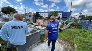 Dia dos Pais: Prefeitura reforça limpeza e cuidados nos cemitérios