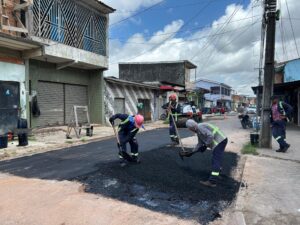 Prefeitura de Belém dá uma repaginação em Icoaraci com operação tapa-buraco