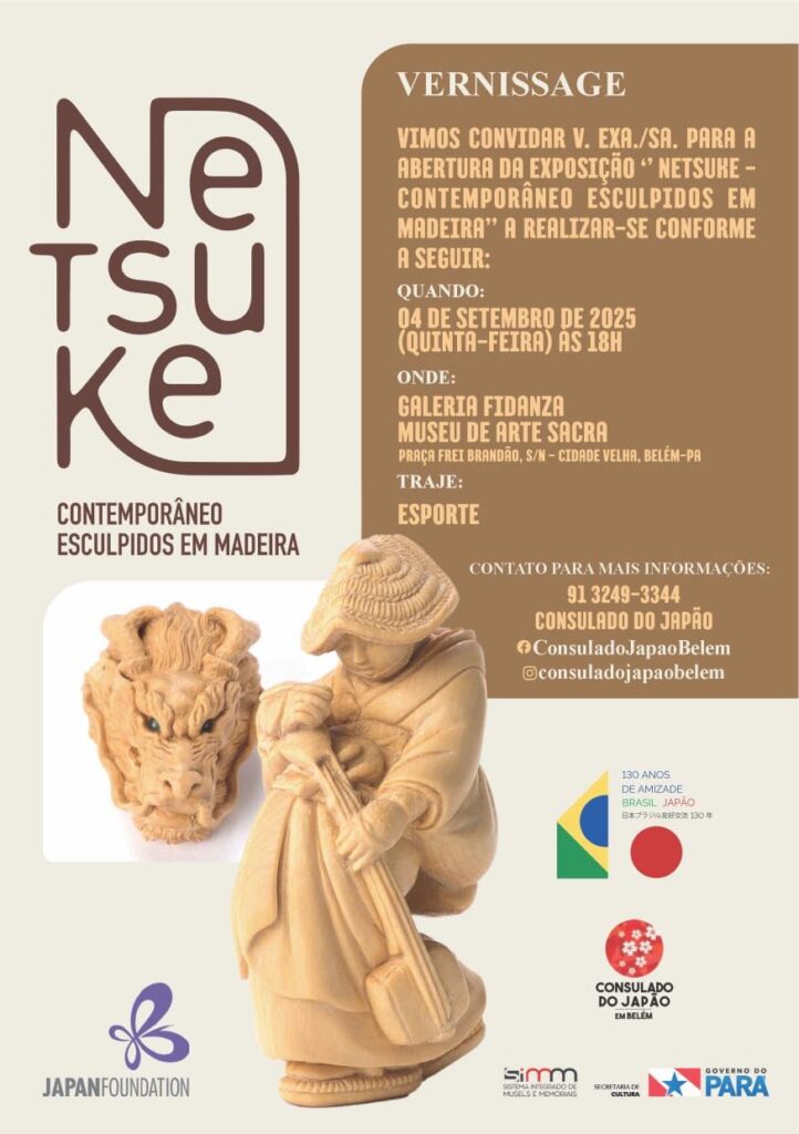Exposição “Netsuke – Contemporâneo esculpidos em madeira será aberta na Galeria Fidanza