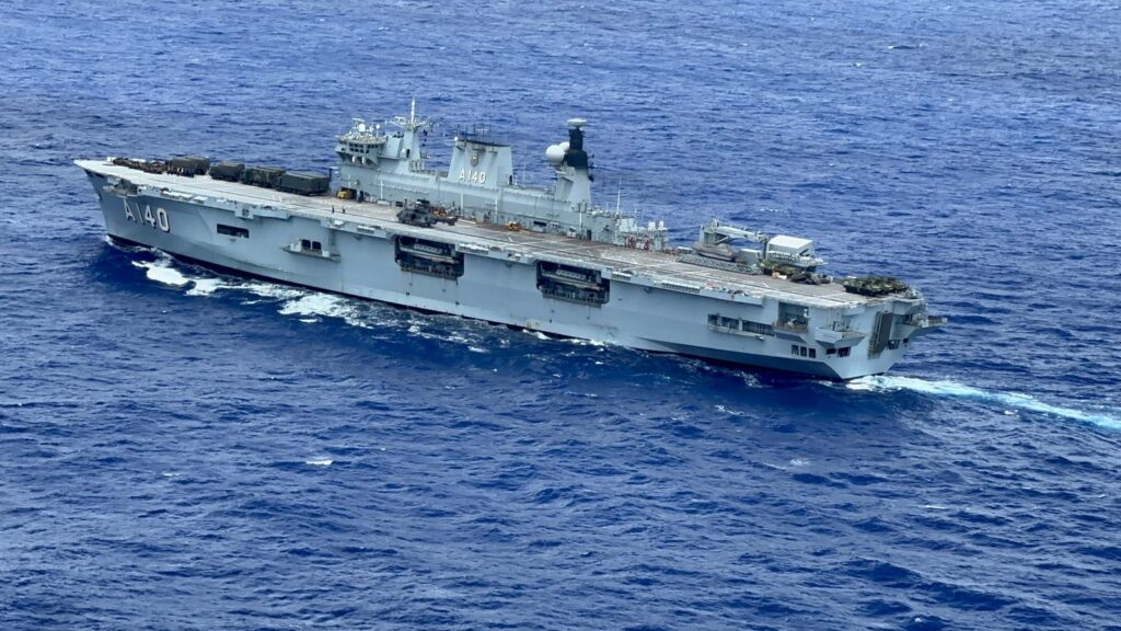 Maior Navio de guerra da América Latina chega a Belém para apoiar a COP 30