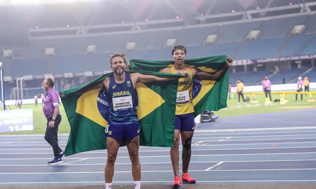 Brasil leva 6 medalhas no 2º dia do Mundial de atletismo paralímpico