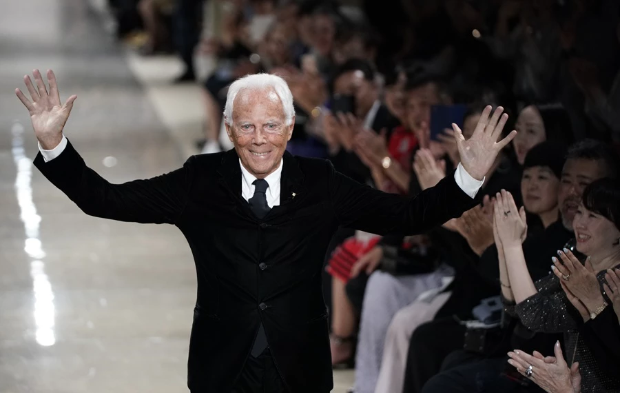 Milão se despede do rei da moda, Giorgio Armani
