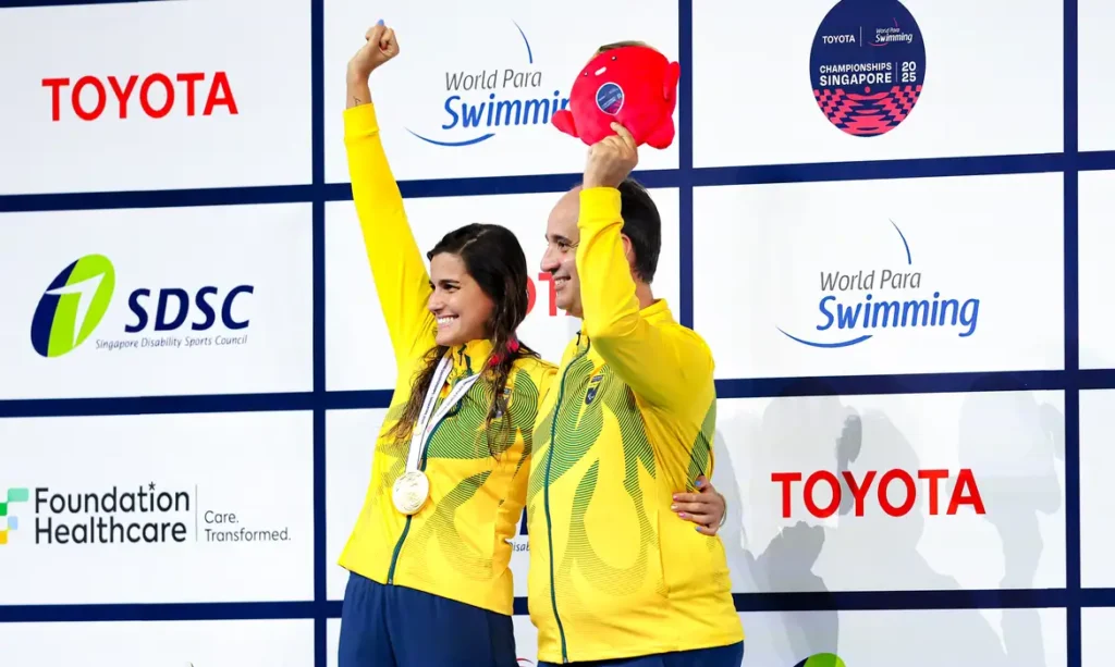 Mundial de natação paralímpica: Brasil mira top-5 no último dia