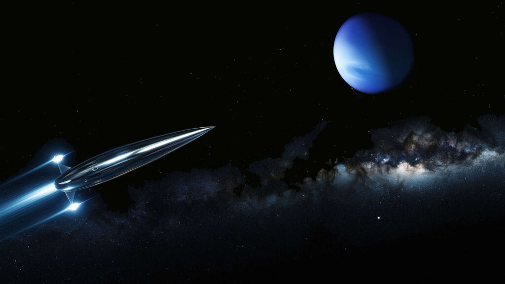 Netuno logo ali: Olhar Espacial revela como reduzir viagem de 12 anos para 37 dias