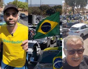 Carreta em defesa da liberdade toma as ruas de Brasília
