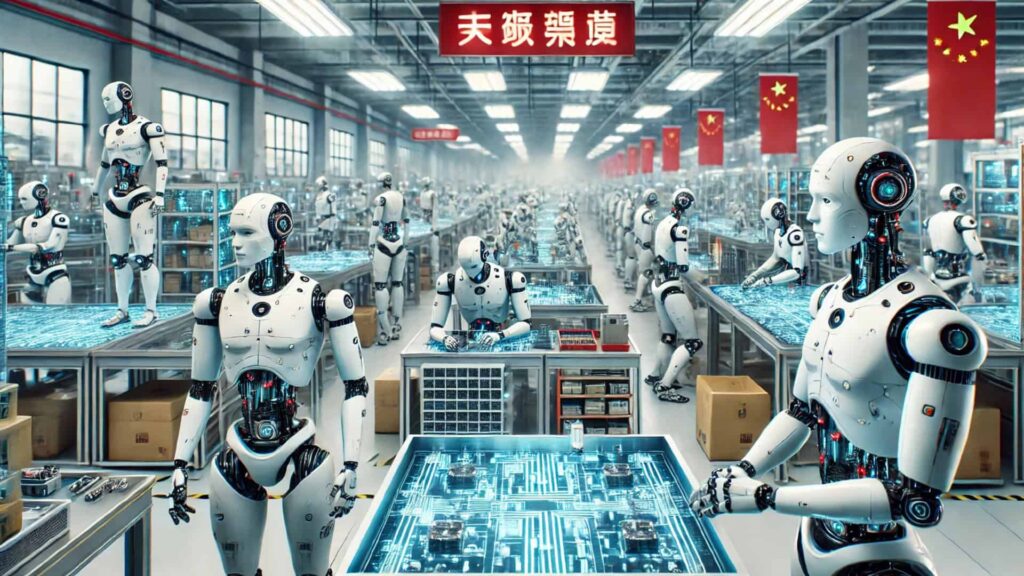 China quer construir ‘academias de treinamento’ para robôs humanoides 