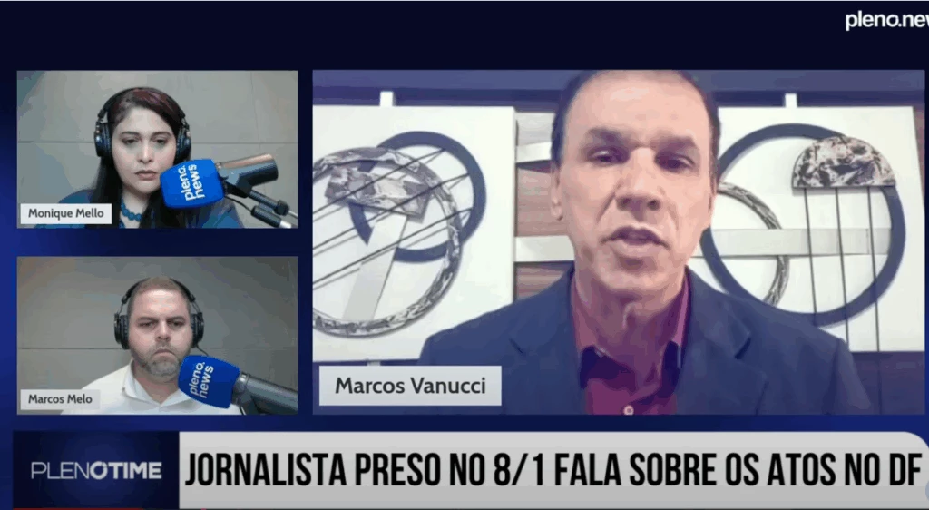 Vídeo – Jornalista revela o que viu no 8/1 em Brasília: “Quase uma chacina”