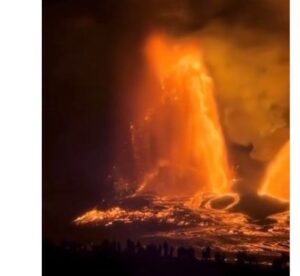 Vulcão Kilauea desperta com força e lança lava a alturas recordes de até 457 metros no Havaí