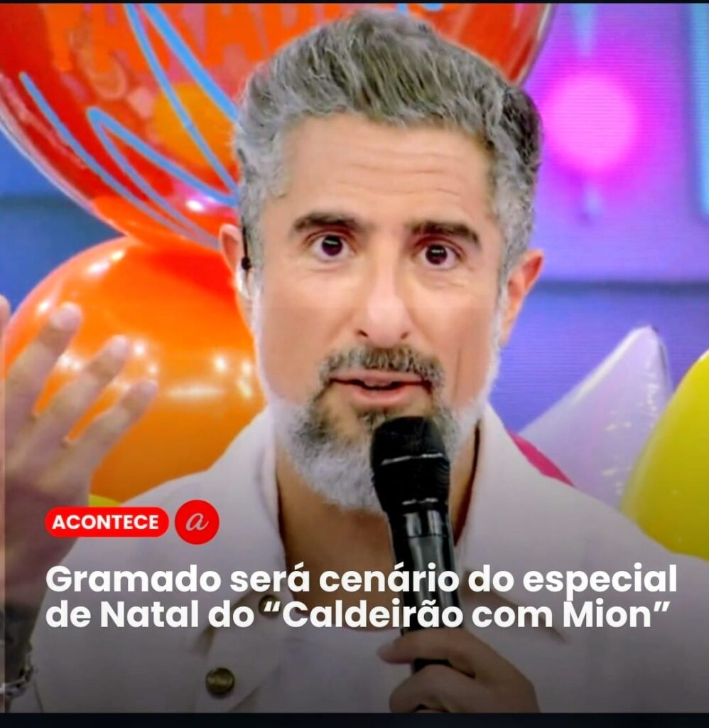 Confirmado! O programa “Caldeirão com Mion” desembarca em Gramado na próxima semana para gravar seus especiais de Natal