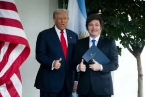 Trump declara apoio total a Javier Milei na Argentina