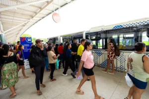 No primeiro domingo de funcionamento, BRT Metropolitano garante mobilidade gratuita, rápida e segura