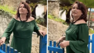 Myrian Rios mostra visita à casa de Roberto Carlos