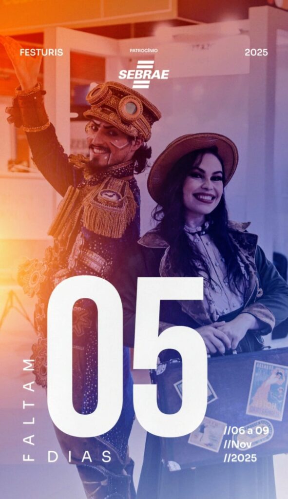 FESTURIS 2025: Contagem regressiva. Faltam só 05 dias. Confira a programação.