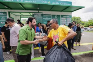 Prefeitura de Belém inaugura espaço que troca recicláveis por PIX