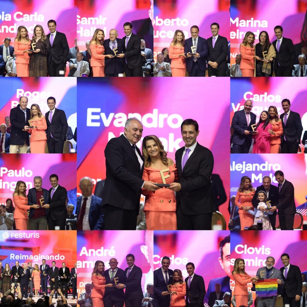 Gratidão e reconhecimento com o troféu Amigos do Festuris