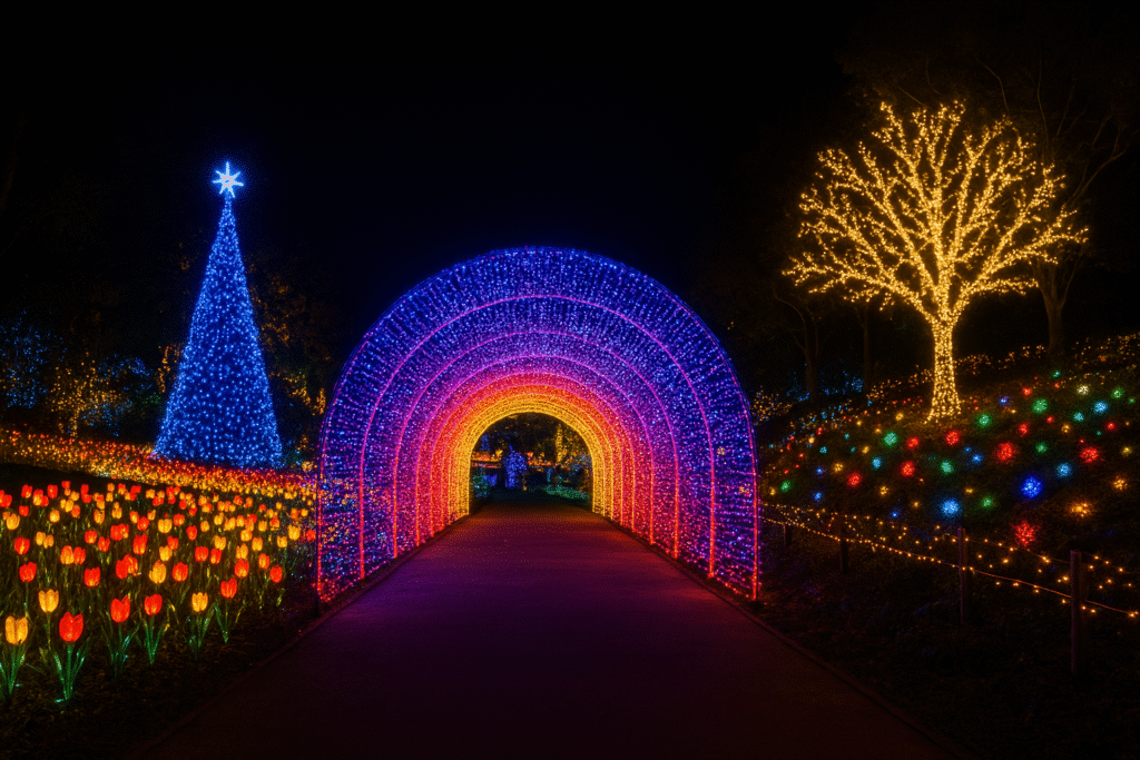 Vídeo – Lumni Gramado encanta visitantes com espetáculo de luzes e experiências sensoriais no Natal Luz